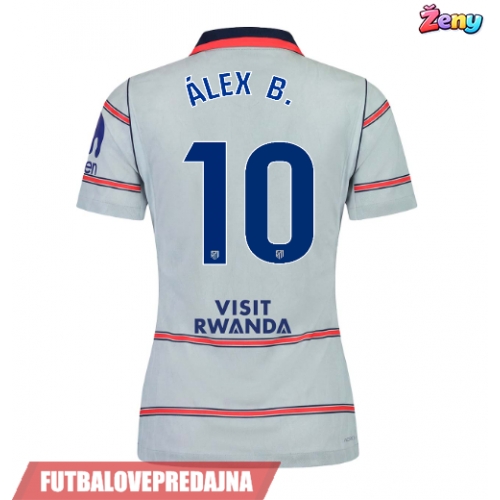 Lacne Ženy Futbalové dres Atletico Madrid Alex Baena #10 2026-27 Krátky Rukáv - Tretina